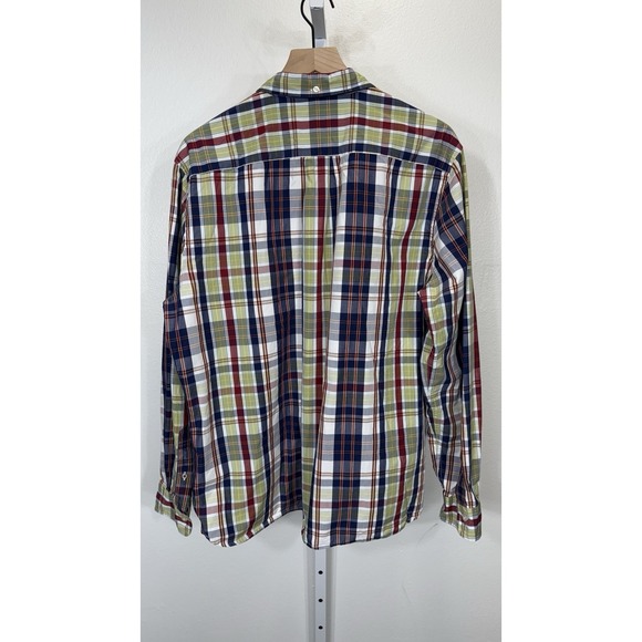 Brooks Brothers Men's XL Red Fleece LS Button Down Plaid 100% Cotton Casual - Picture 5 of 8